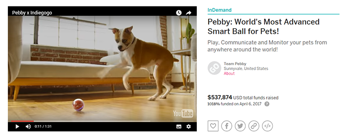 Indiegogo fundraising
