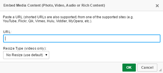 embed video