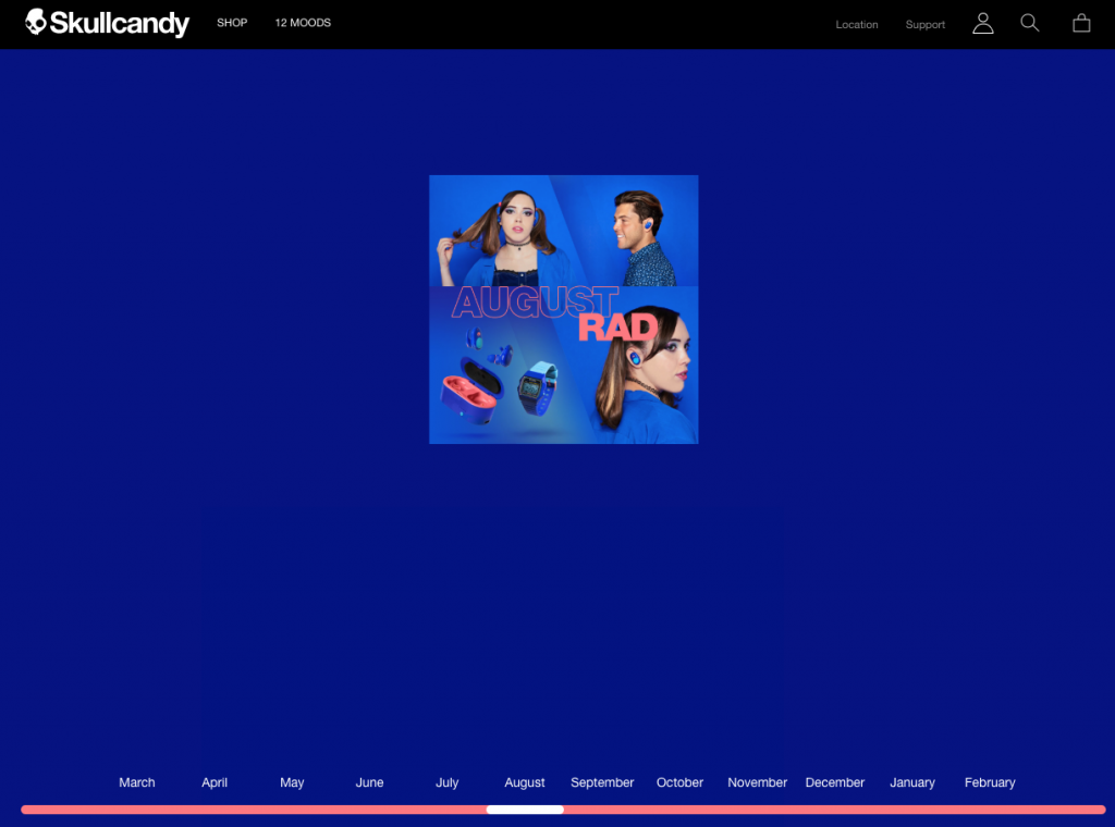 ecommerce website of the year 2019 - skullcandy
