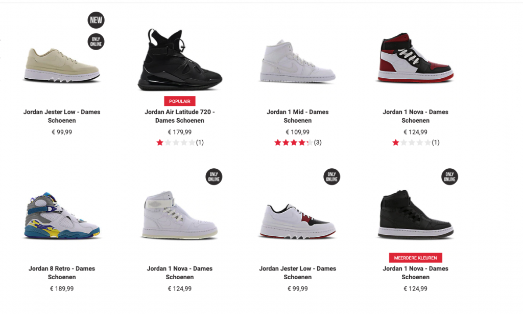 footlocker - popular product shops