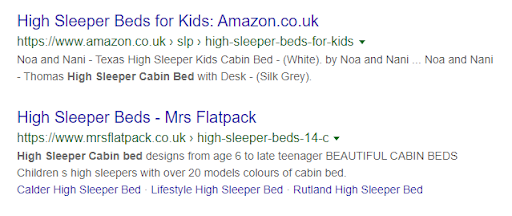 mrsflatpack - high sleeper bed - seo