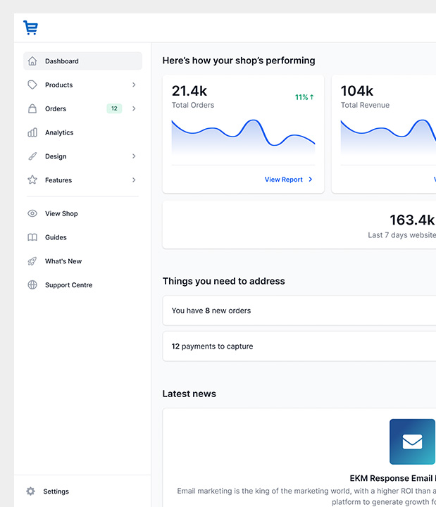 new user interface